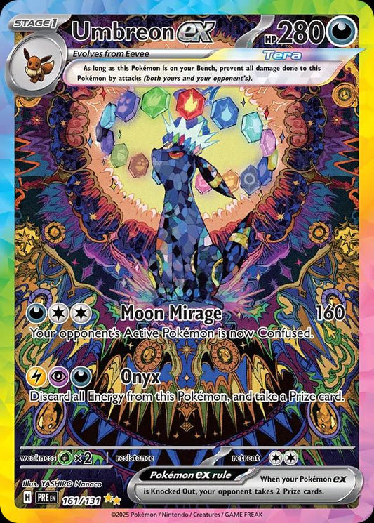 UMBREON EX (161/131)
[SCARLET & VIOLET: PRISMATIC EVOLUTIONS ] - Groovy Collectables