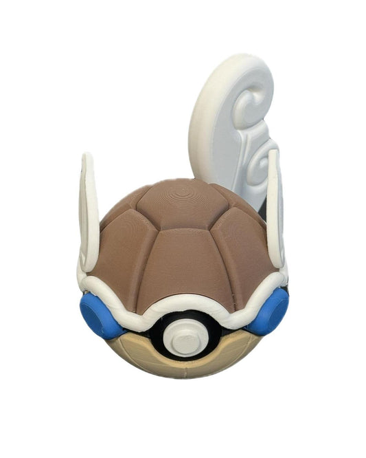 Wartortle 3D Printed Pokeball - Groovy Collectables
