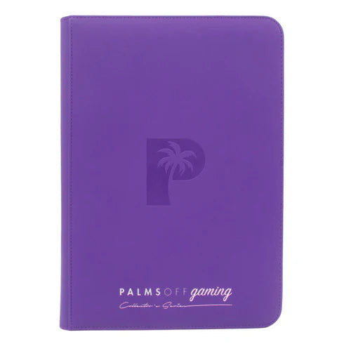 Collector's Series Top Loader Zip Binder - CLEAR - Purple