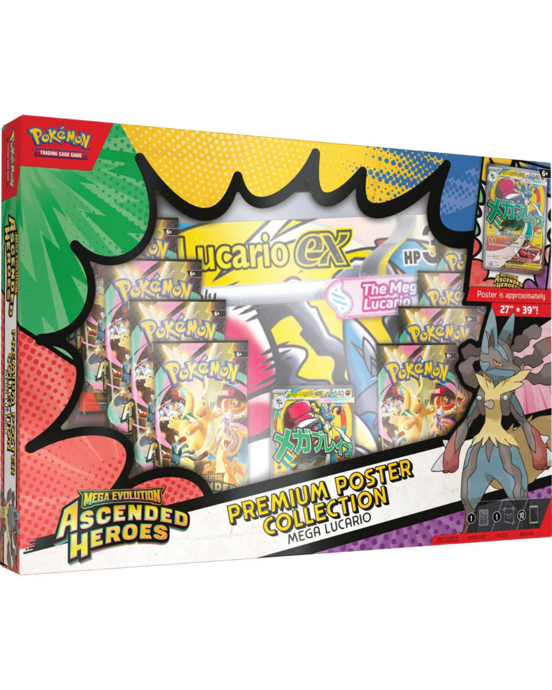 Pokemon TCG - Mega Evolution - Ascended Heroes Premium Poster Collection