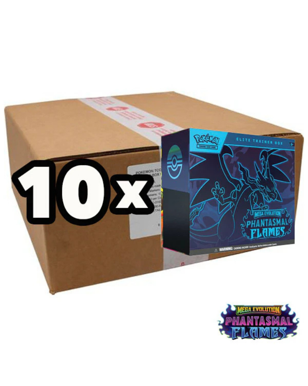 Pokemon TCG - ME02 - Phantasmal Flames Elite Trainer Box Sealed Case